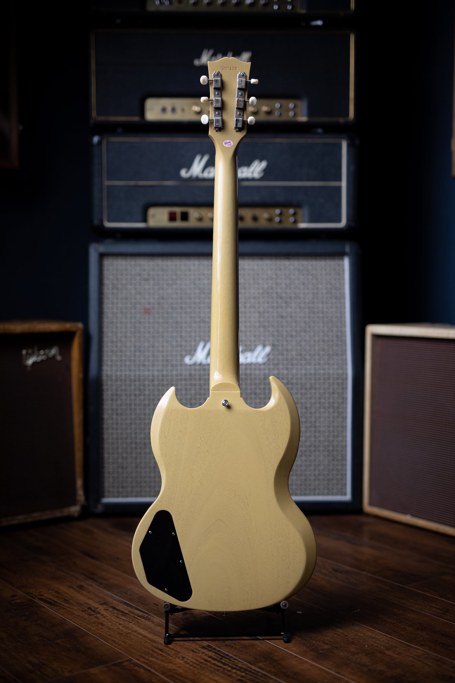 Gibson Custom Shop '63 SG Special Reissue Electric Guitar - VOS TV Yellow - Walt Grace Vintage