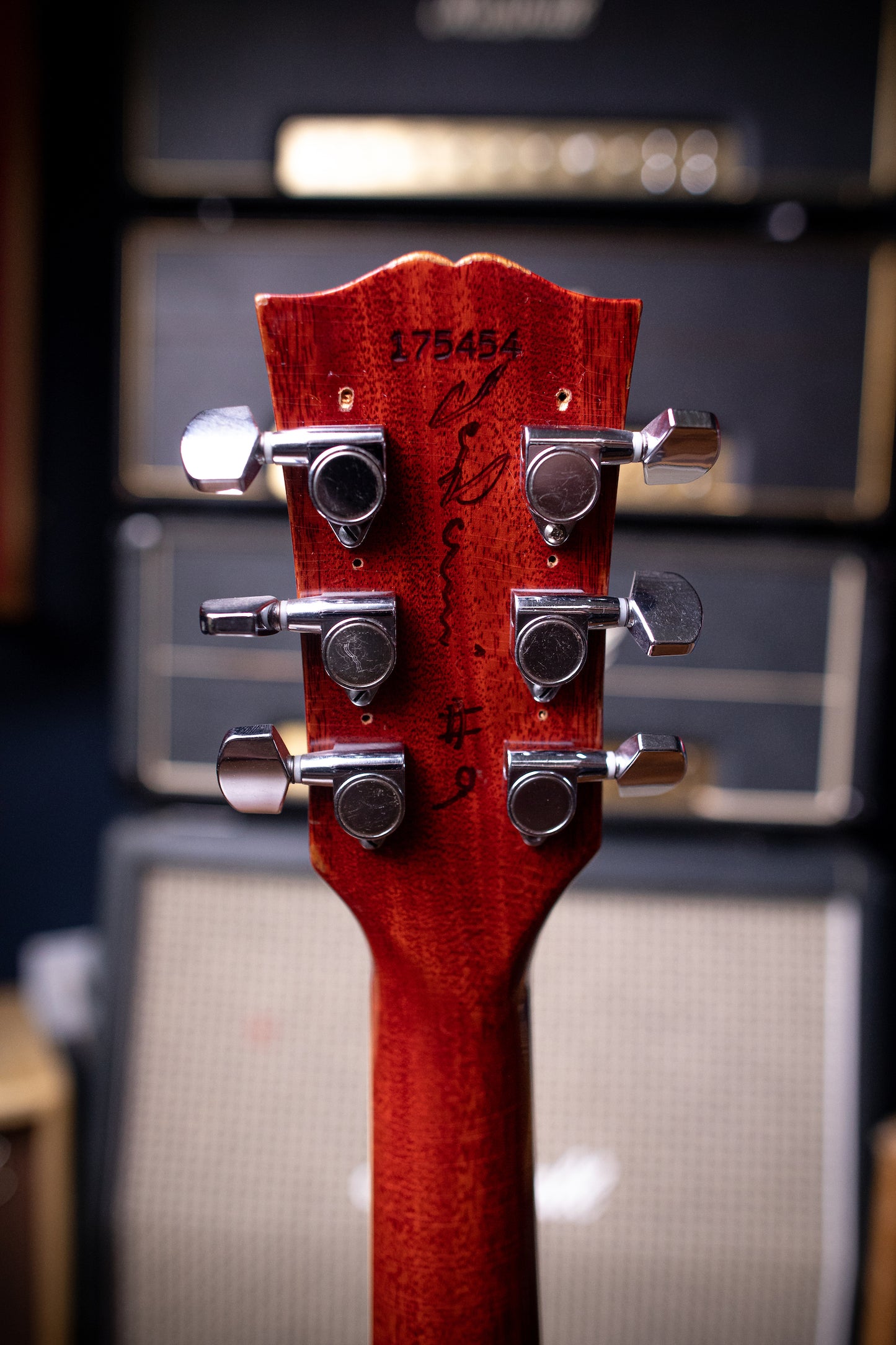 Gibson Tony Iommi "Monkey" 1964 SG Special Replica Right Handed Electric Guitar - Aged Cherry - Walt Grace Vintage