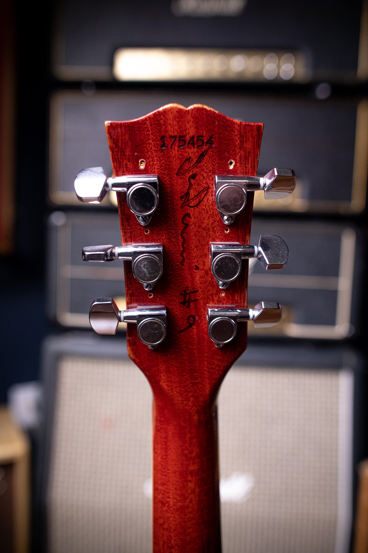 Gibson Tony Iommi "Monkey" 1964 SG Special Replica Right Handed Electric Guitar - Aged Cherry - Walt Grace Vintage