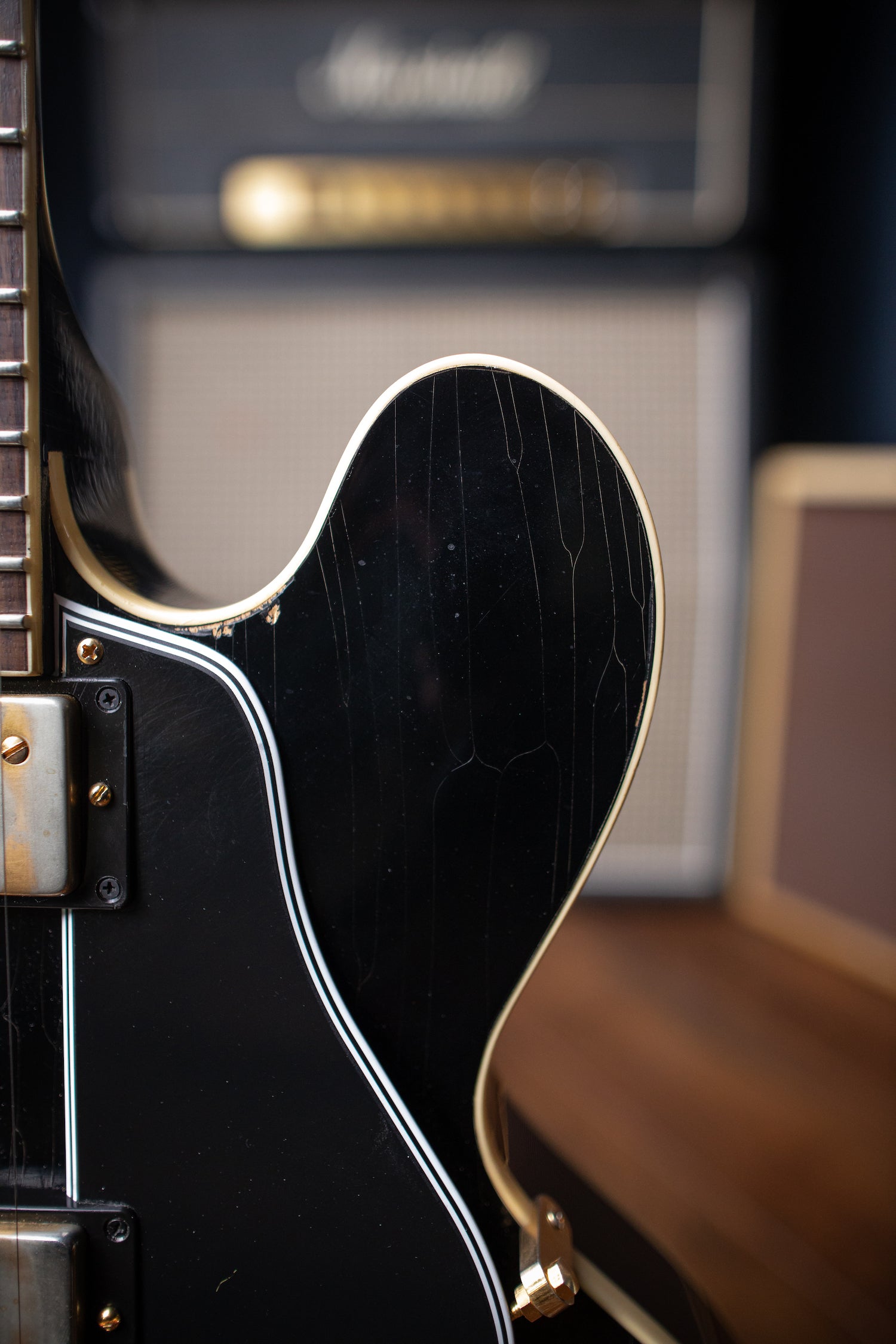 2016 Gibson Custom Shop '63 ES-335 CME Limited Electric Guitar - Aged Ebony - Walt Grace Vintage
