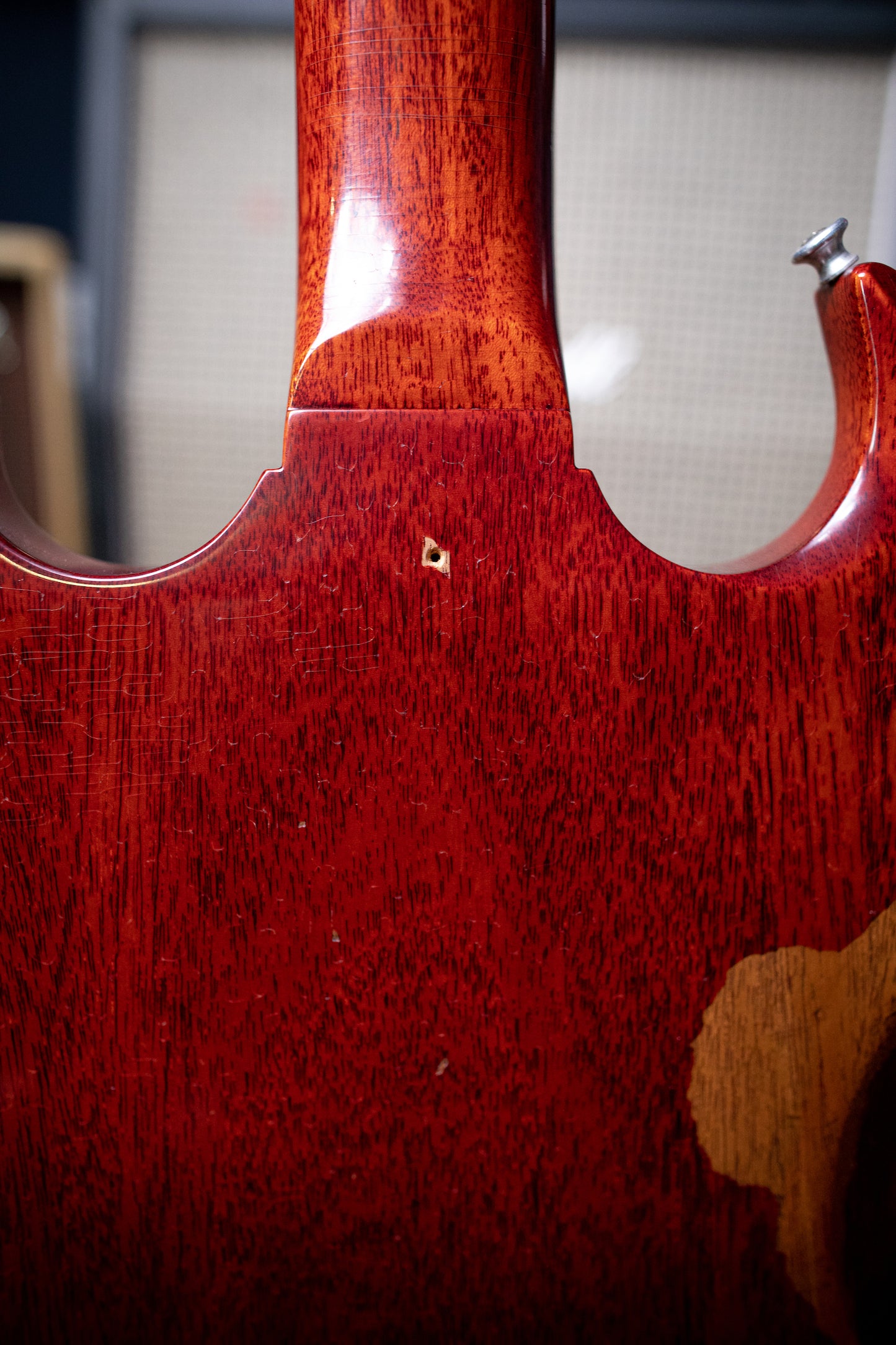 Gibson Tony Iommi "Monkey" 1964 SG Special Replica Right Handed Electric Guitar - Aged Cherry - Walt Grace Vintage