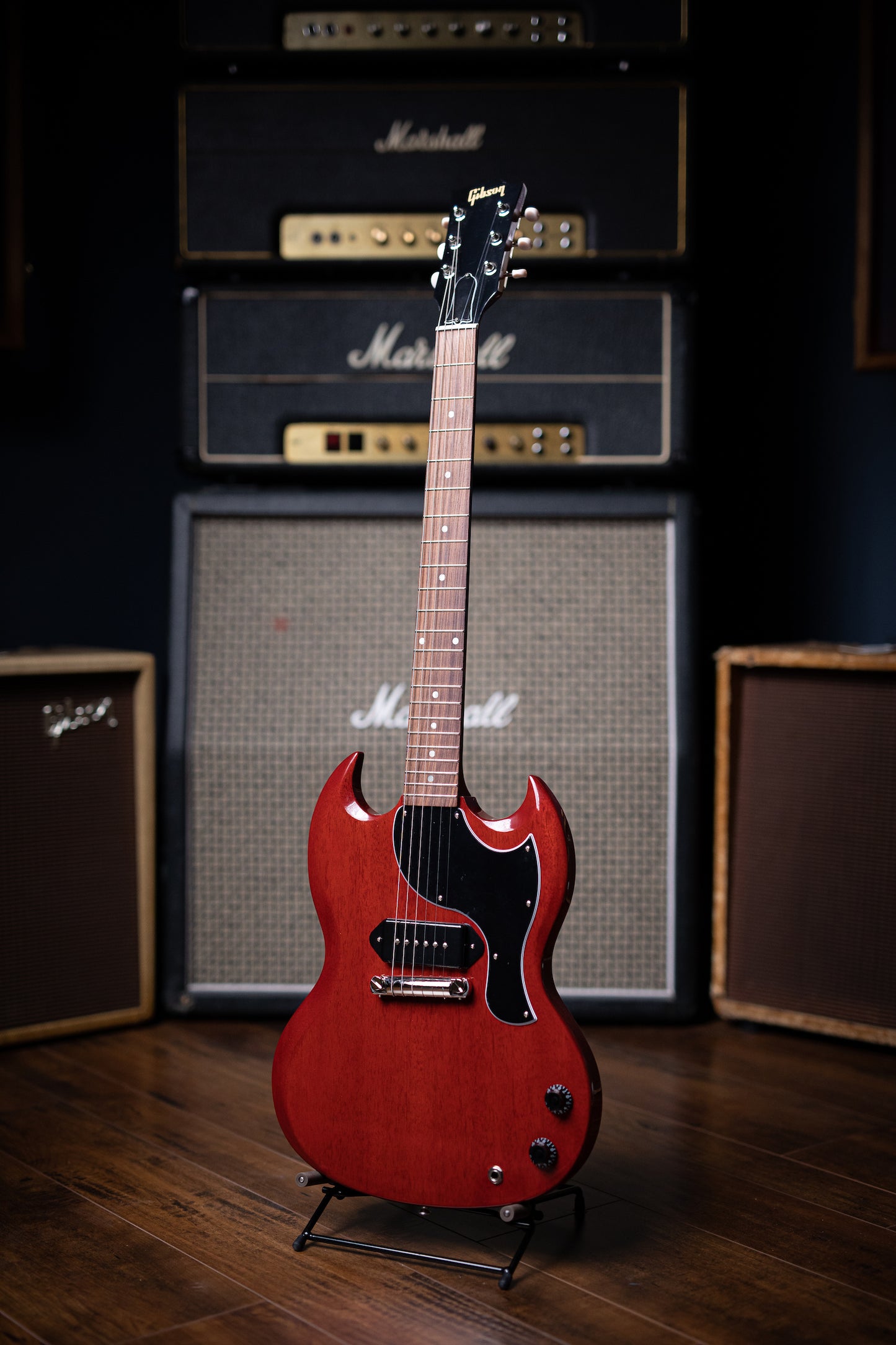 Gibson SG Junior Electric Guitar - Vintage Cherry - Walt Grace Vintage