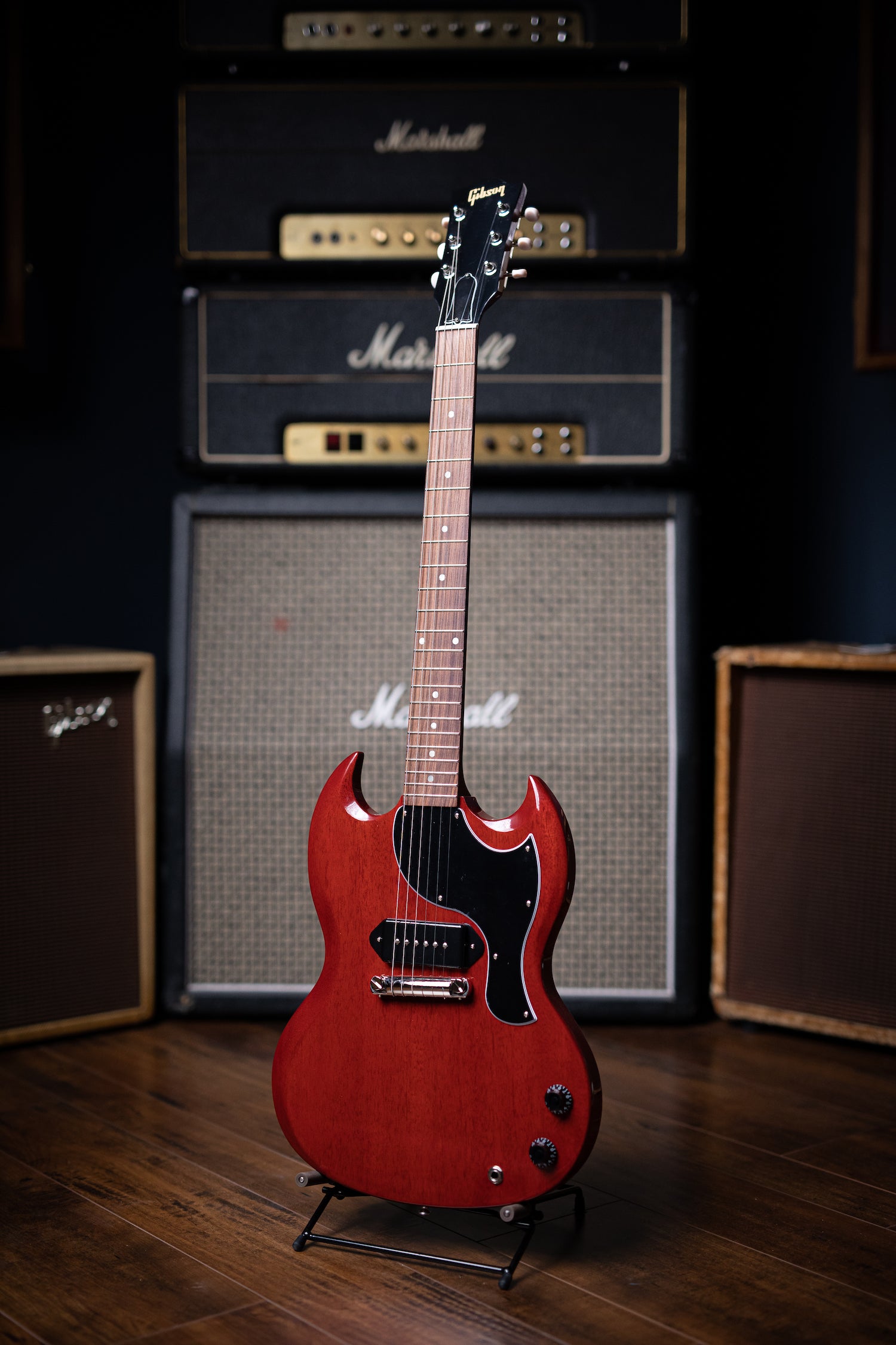Gibson SG Junior Electric Guitar - Vintage Cherry - Walt Grace Vintage