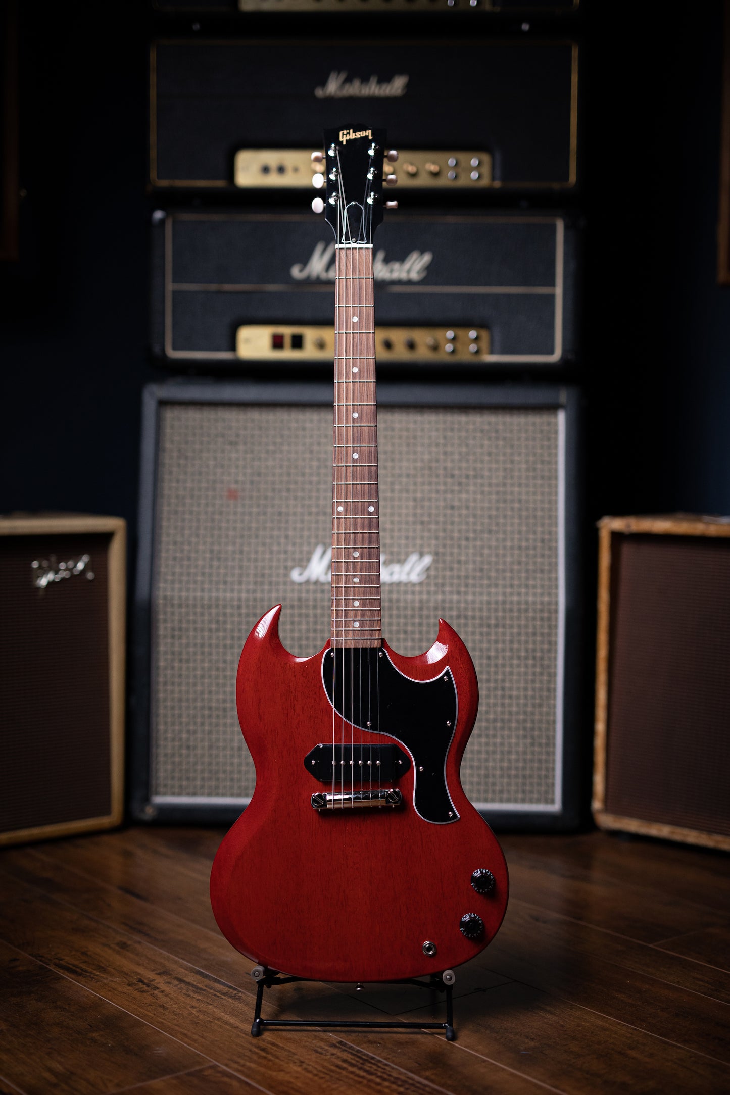 Gibson SG Junior Electric Guitar - Vintage Cherry - Walt Grace Vintage