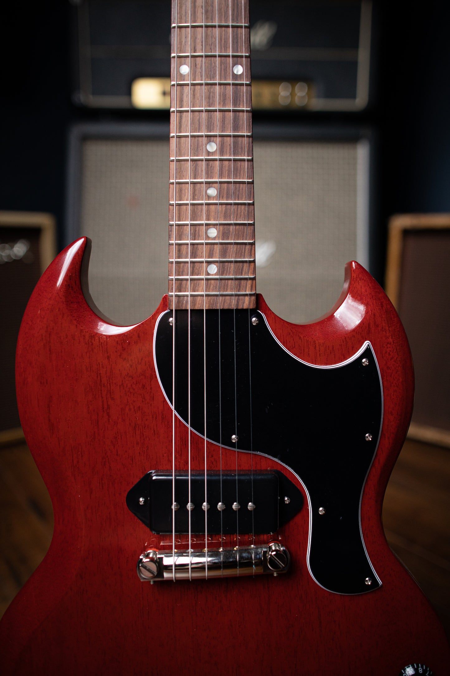 Gibson SG Junior Electric Guitar - Vintage Cherry - Walt Grace Vintage