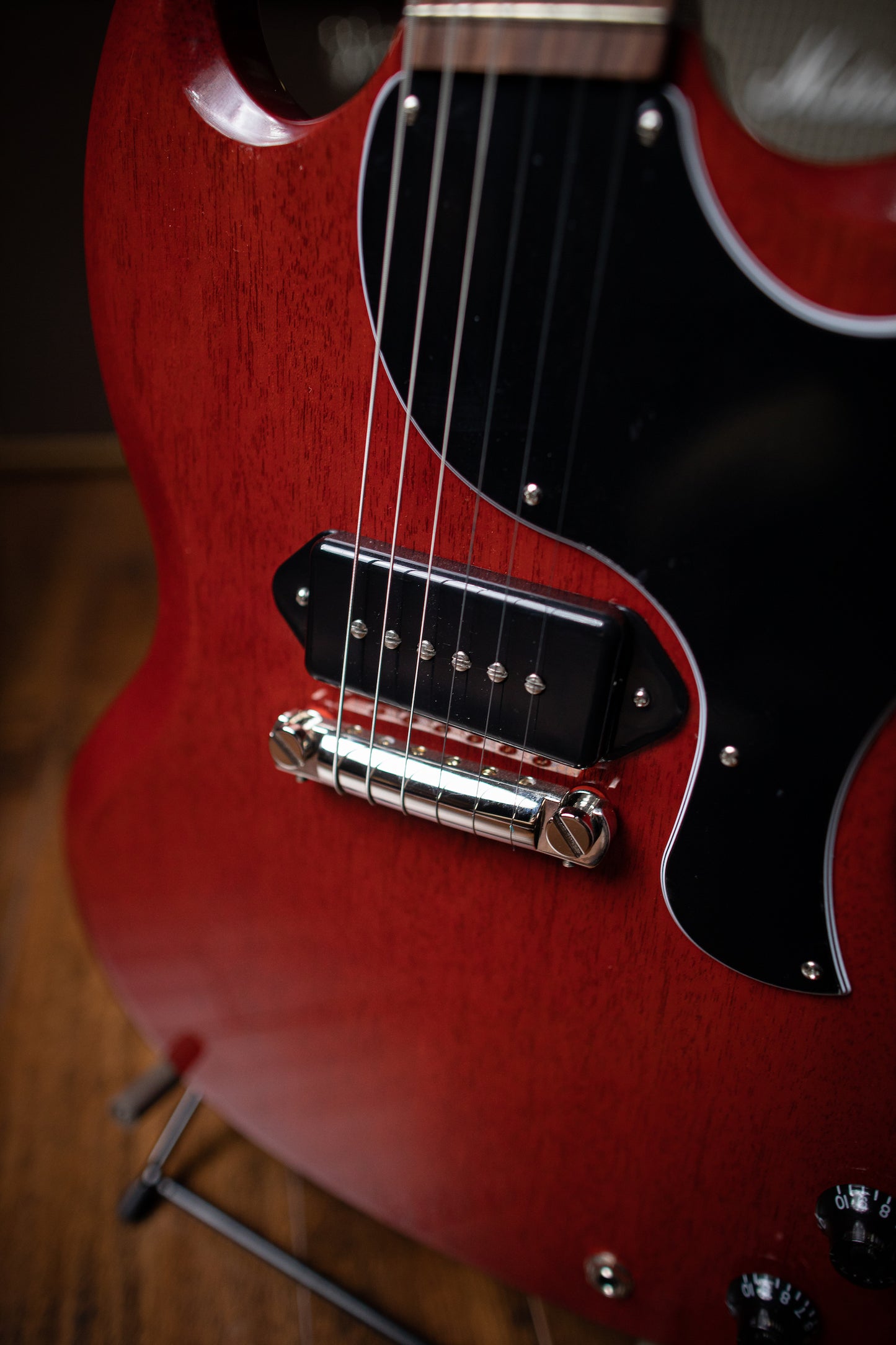 Gibson SG Junior Electric Guitar - Vintage Cherry - Walt Grace Vintage