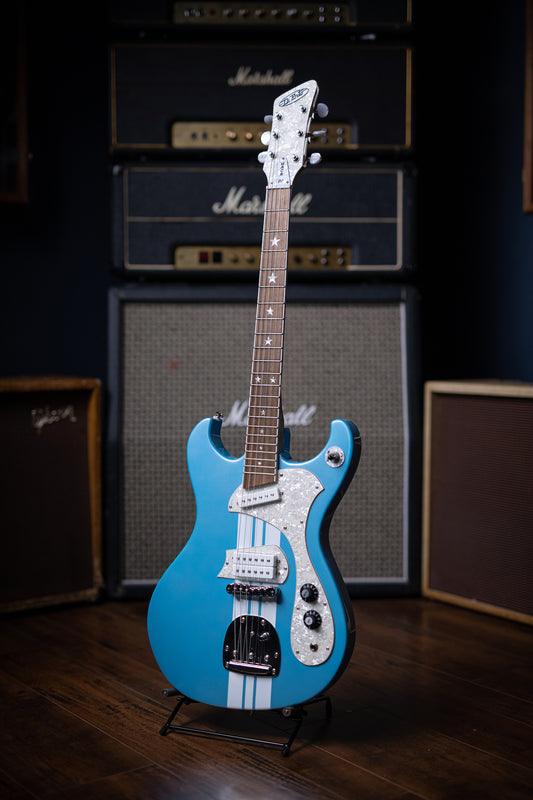2012 Di Pinto Mach IV Electric Guitar - Sonic Blue - Walt Grace Vintage
