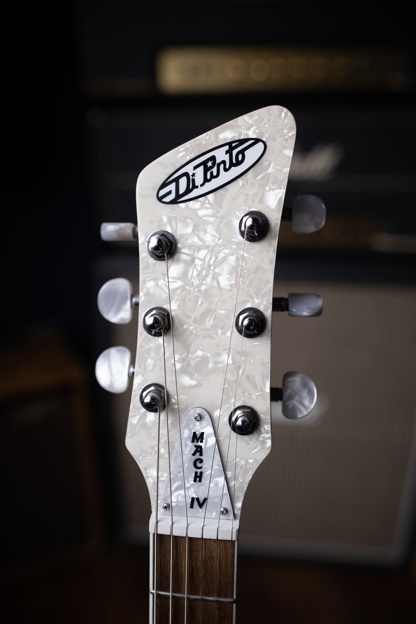 2012 Di Pinto Mach IV Electric Guitar - Sonic Blue - Walt Grace Vintage