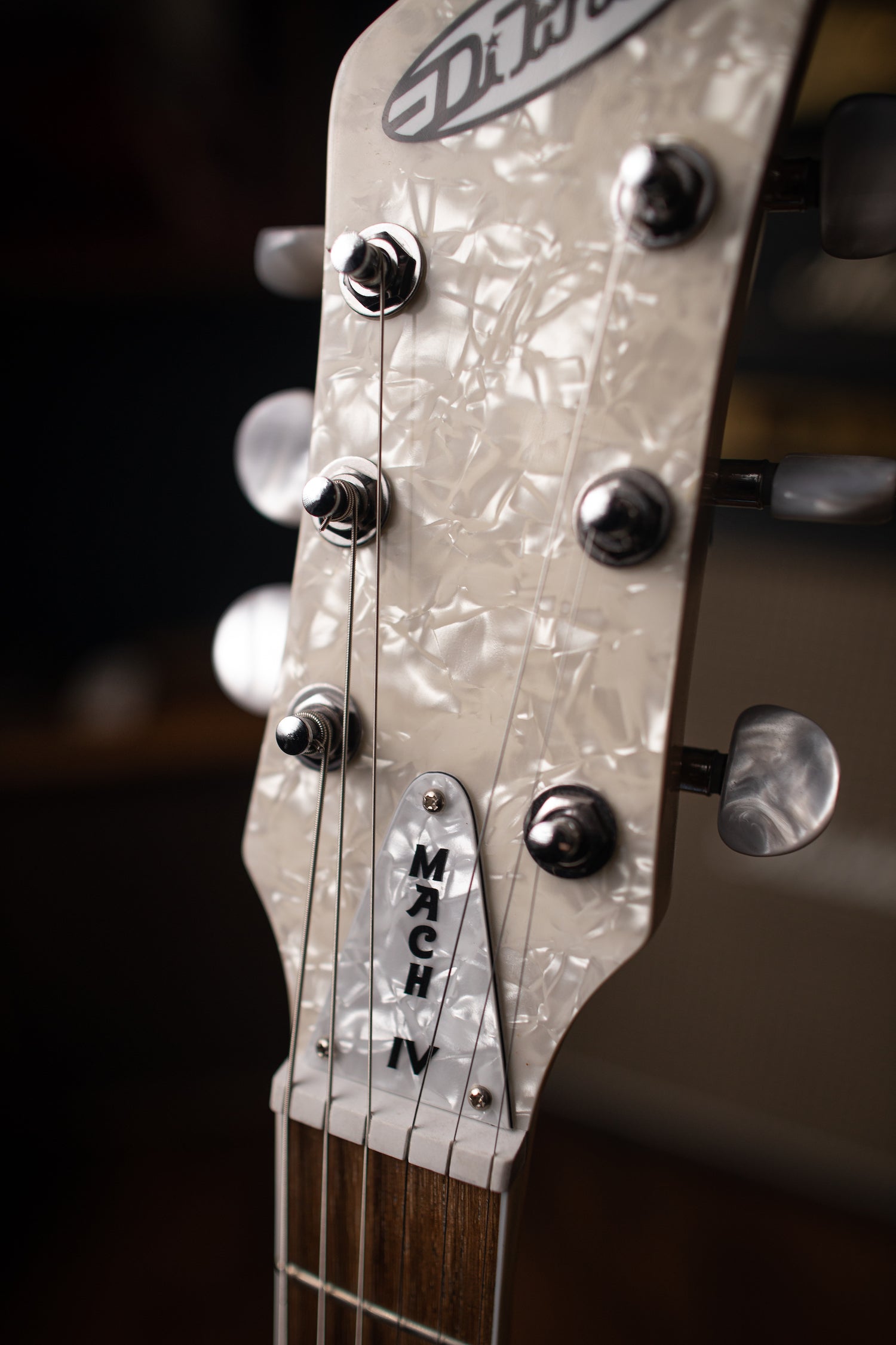 2012 Di Pinto Mach IV Electric Guitar - Sonic Blue - Walt Grace Vintage