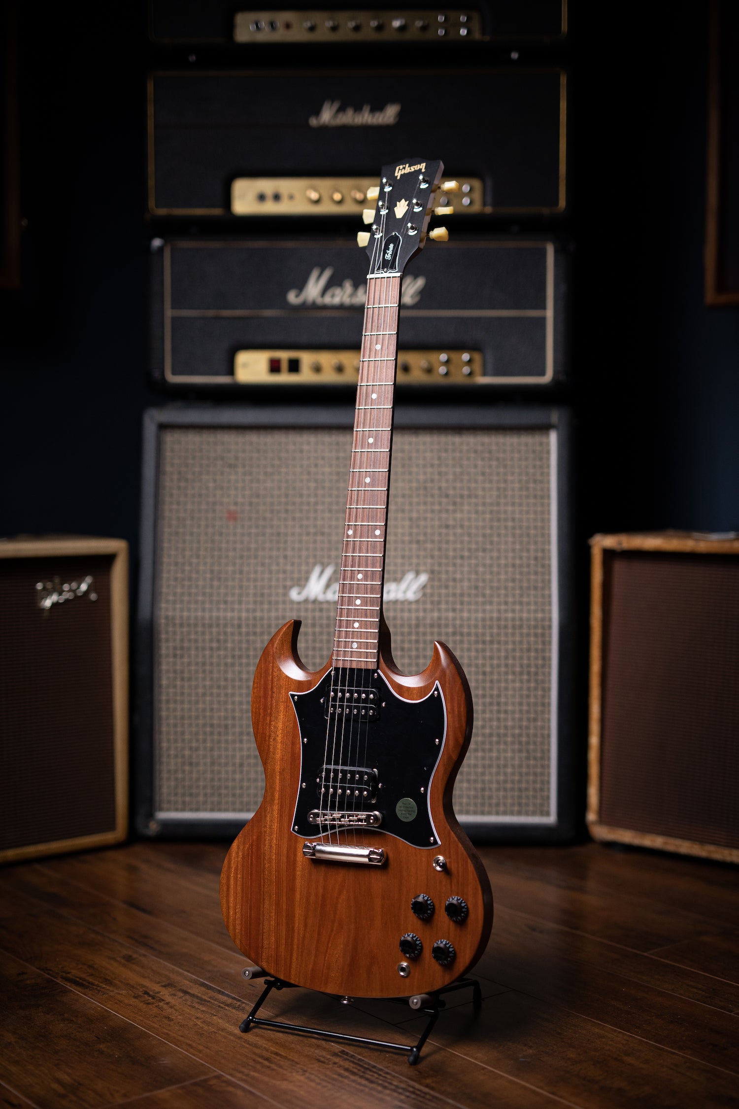 Gibson SG Tribute Electric Guitar - Natural Walnut - Walt Grace Vintage