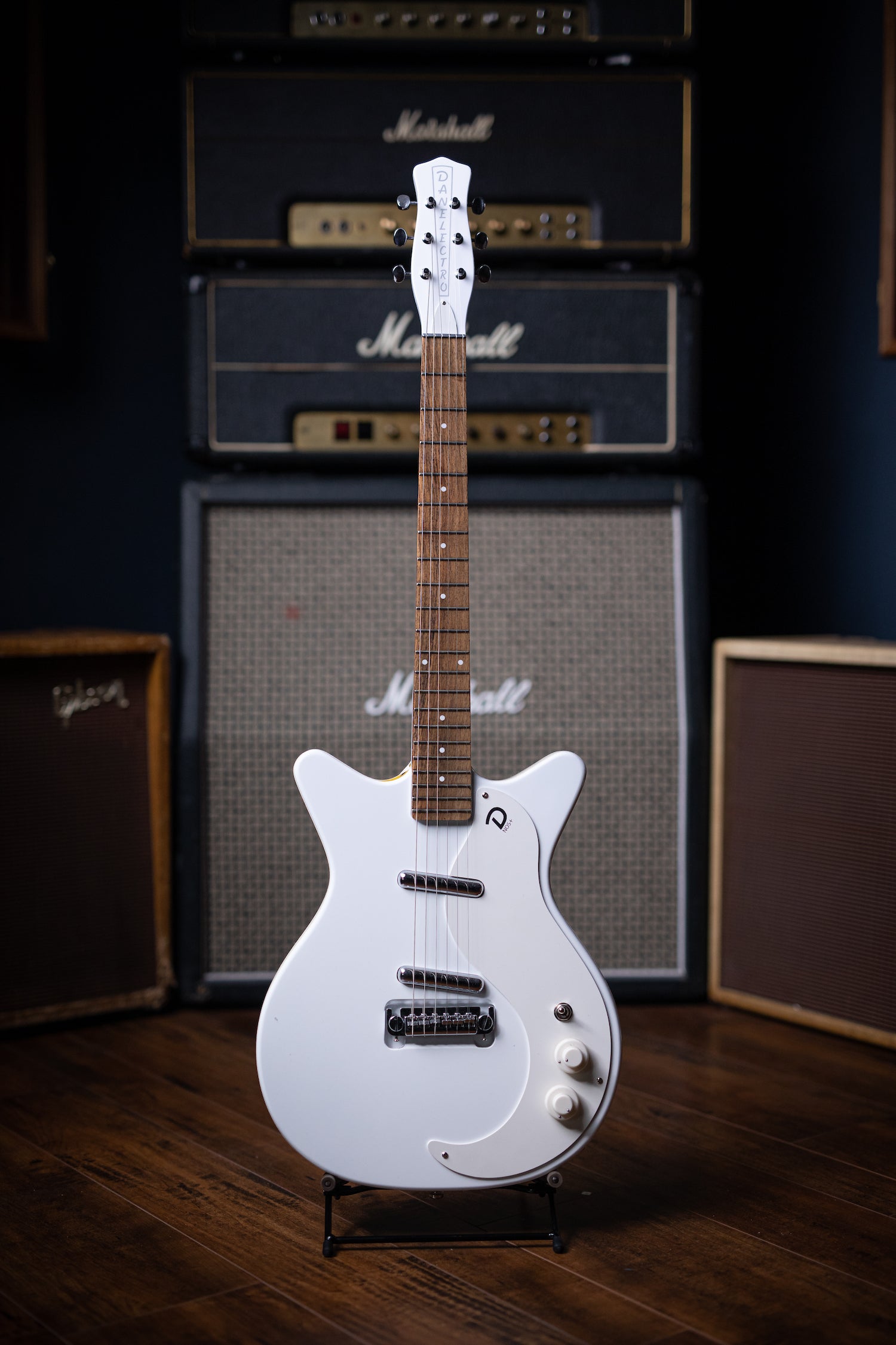 Danelectro ‘59 NOS+ Electric Guitar - White - Walt Grace Vintage