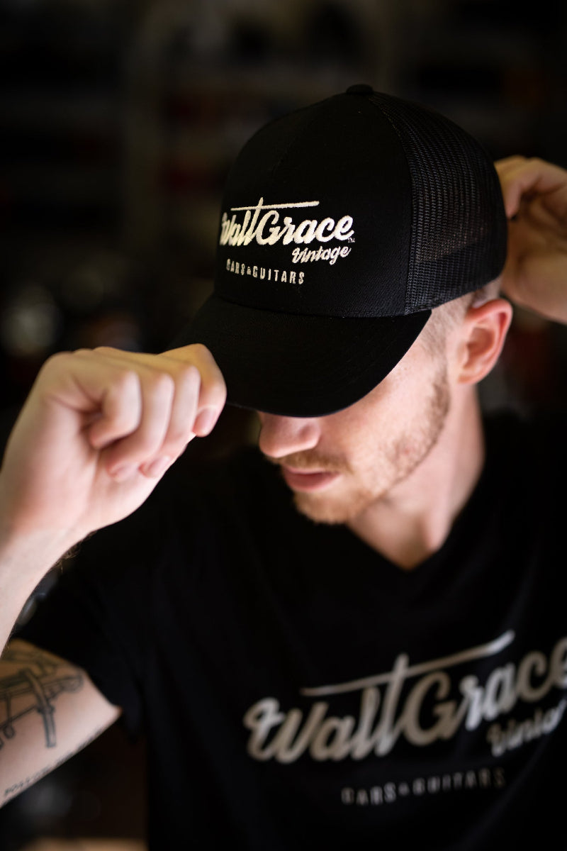 Walt Grace Vintage Hat - Black - Walt Grace Vintage