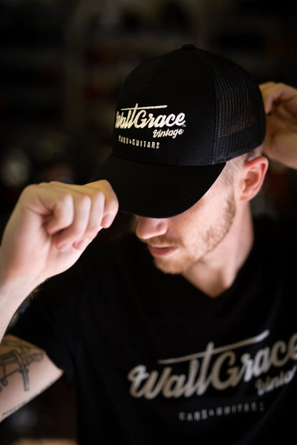 Walt Grace Vintage Hat - Black - Walt Grace Vintage