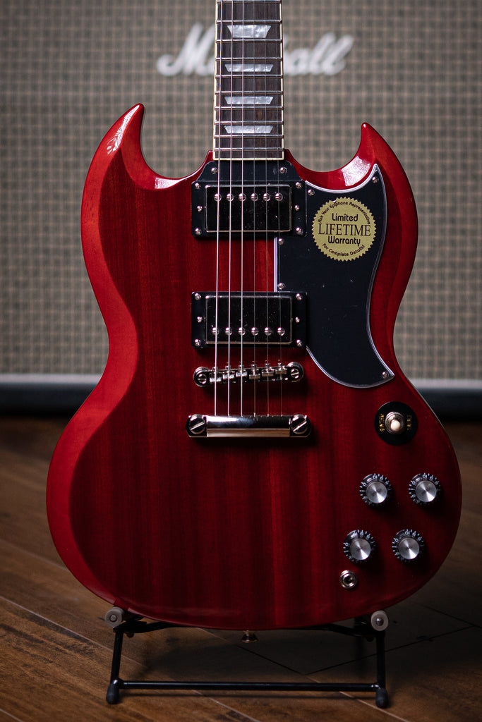Epiphone SG Standard 61 Electric Guitar - Cherry Red - Walt Grace Vintage