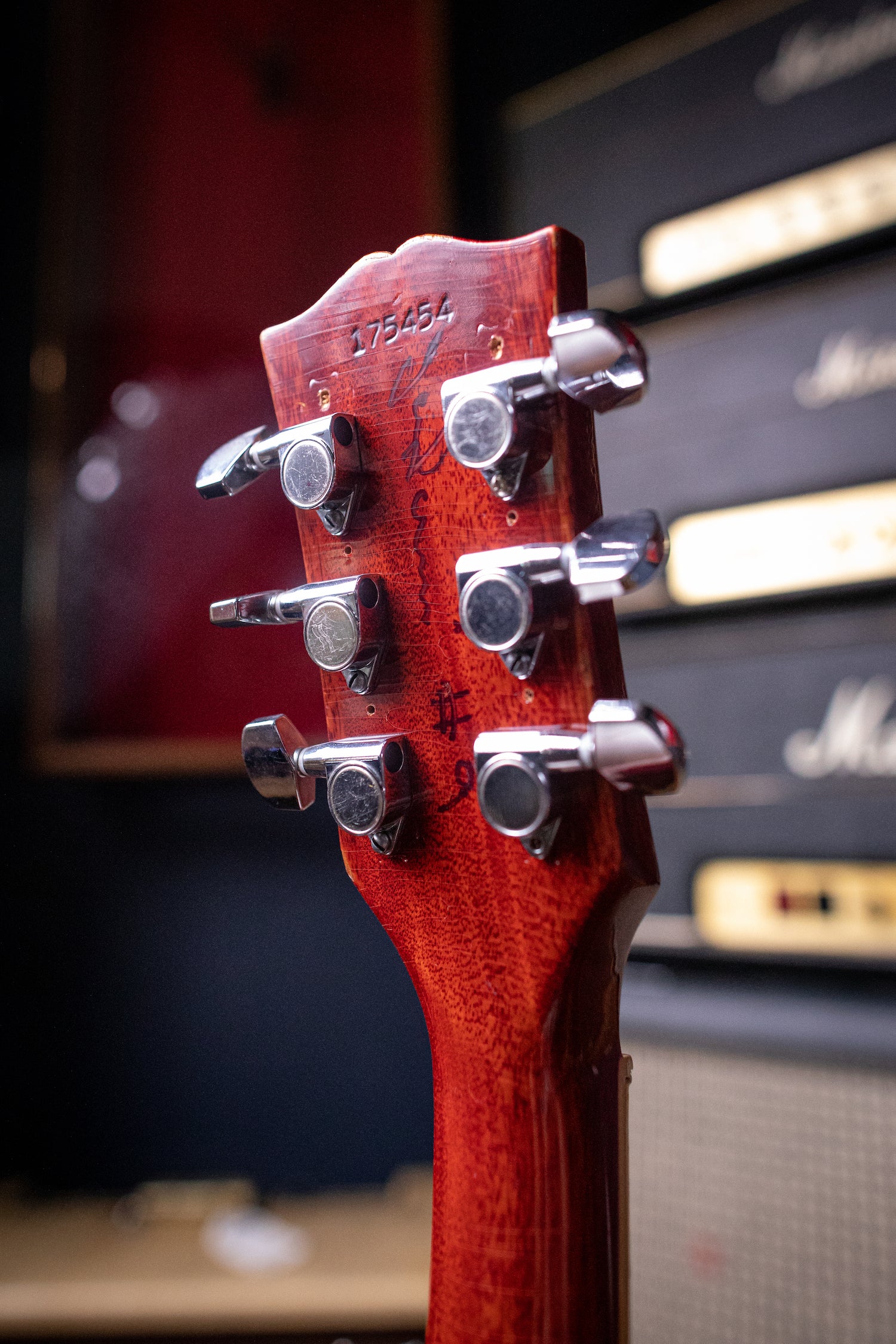 Gibson Tony Iommi "Monkey" 1964 SG Special Replica Right Handed Electric Guitar - Aged Cherry - Walt Grace Vintage