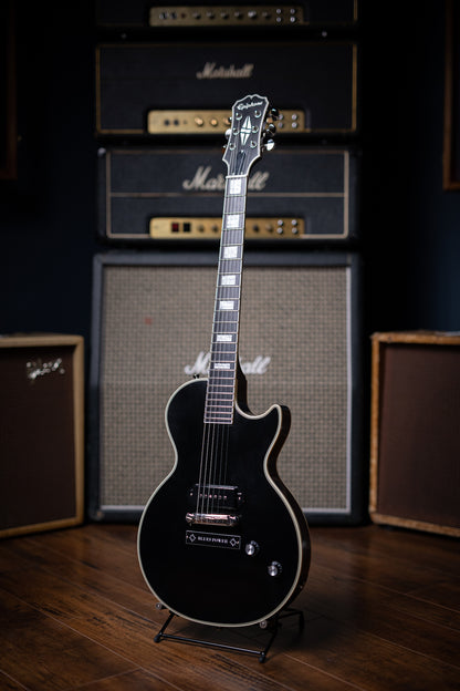 Epiphone Jared James Nichols "Old Glory" Les Paul Custom Electric Guitar - Ebony - Walt Grace Vintage