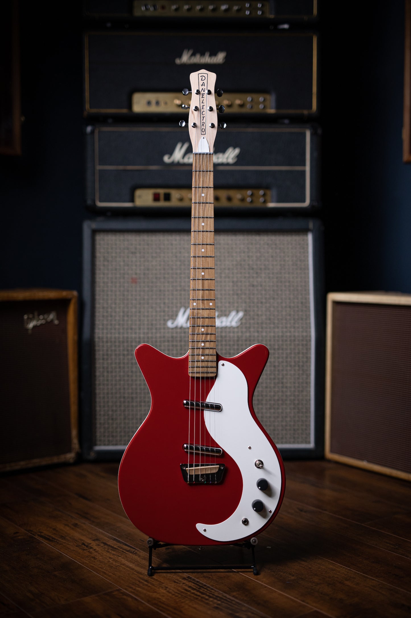 Danelectro Stock 59 Electric Guitar - Vintage Red - Walt Grace Vintage