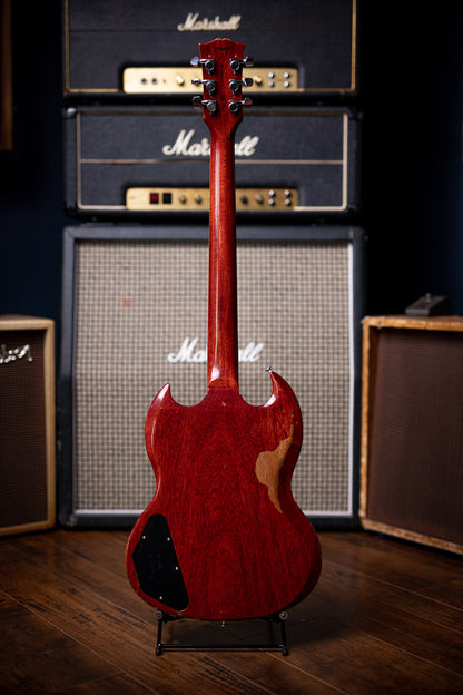Gibson Tony Iommi "Monkey" 1964 SG Special Replica Right Handed Electric Guitar - Aged Cherry - Walt Grace Vintage