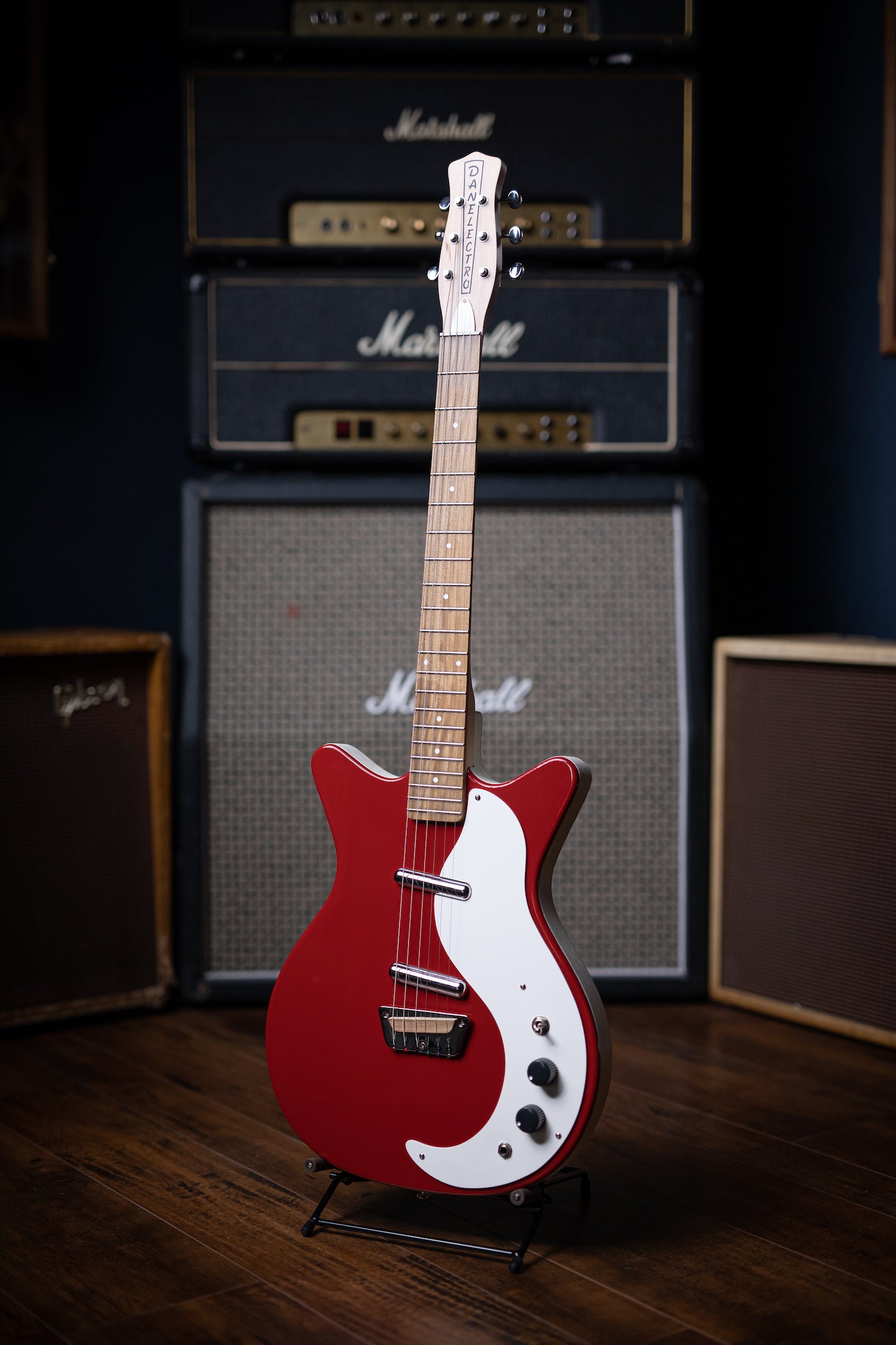 Danelectro Stock 59 Electric Guitar - Vintage Red - Walt Grace Vintage