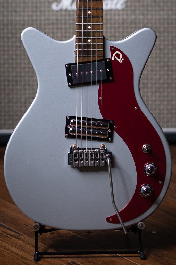 Danelectro ‘59XT Electric Guitar - Silver/Red - Walt Grace Vintage