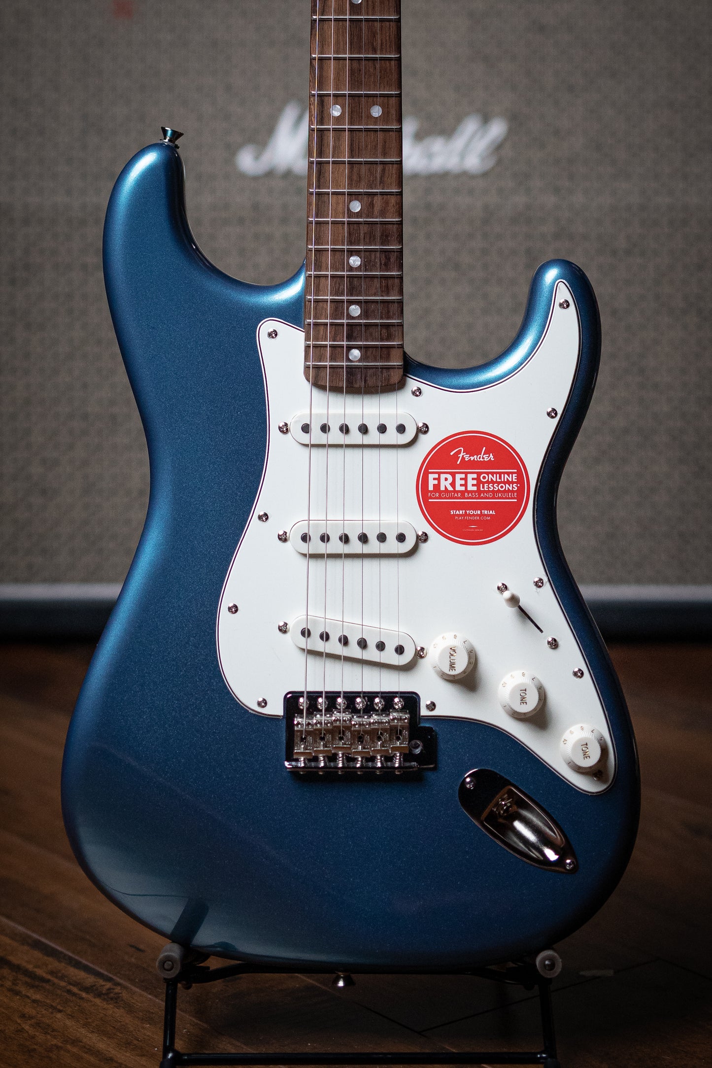 Squier '60s Classic Vibe Stratocaster Electric Guitar - Lake Placid Blue - Walt Grace Vintage