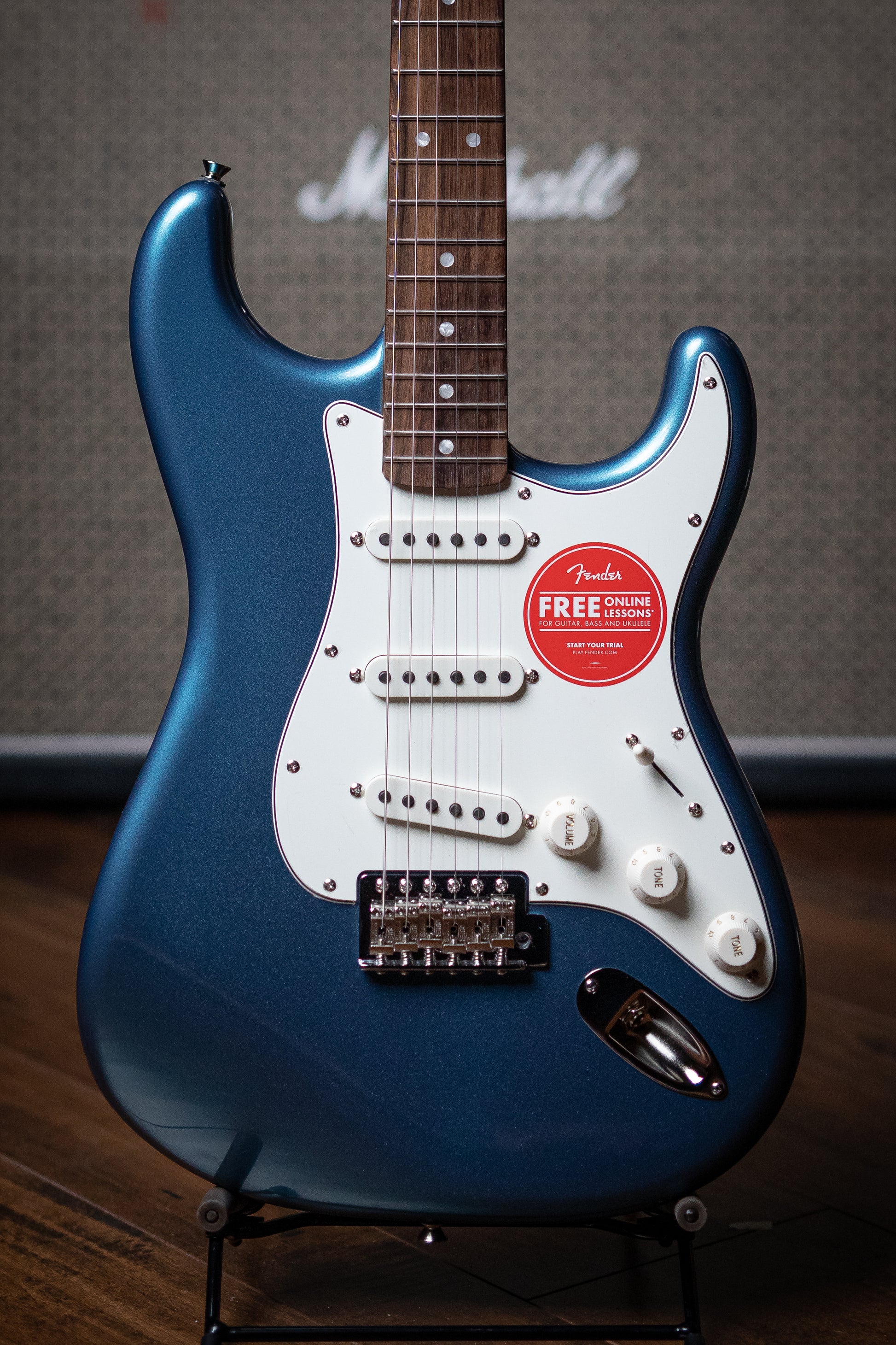 Squier '60s Classic Vibe Stratocaster Electric Guitar - Lake Placid Blue - Walt Grace Vintage