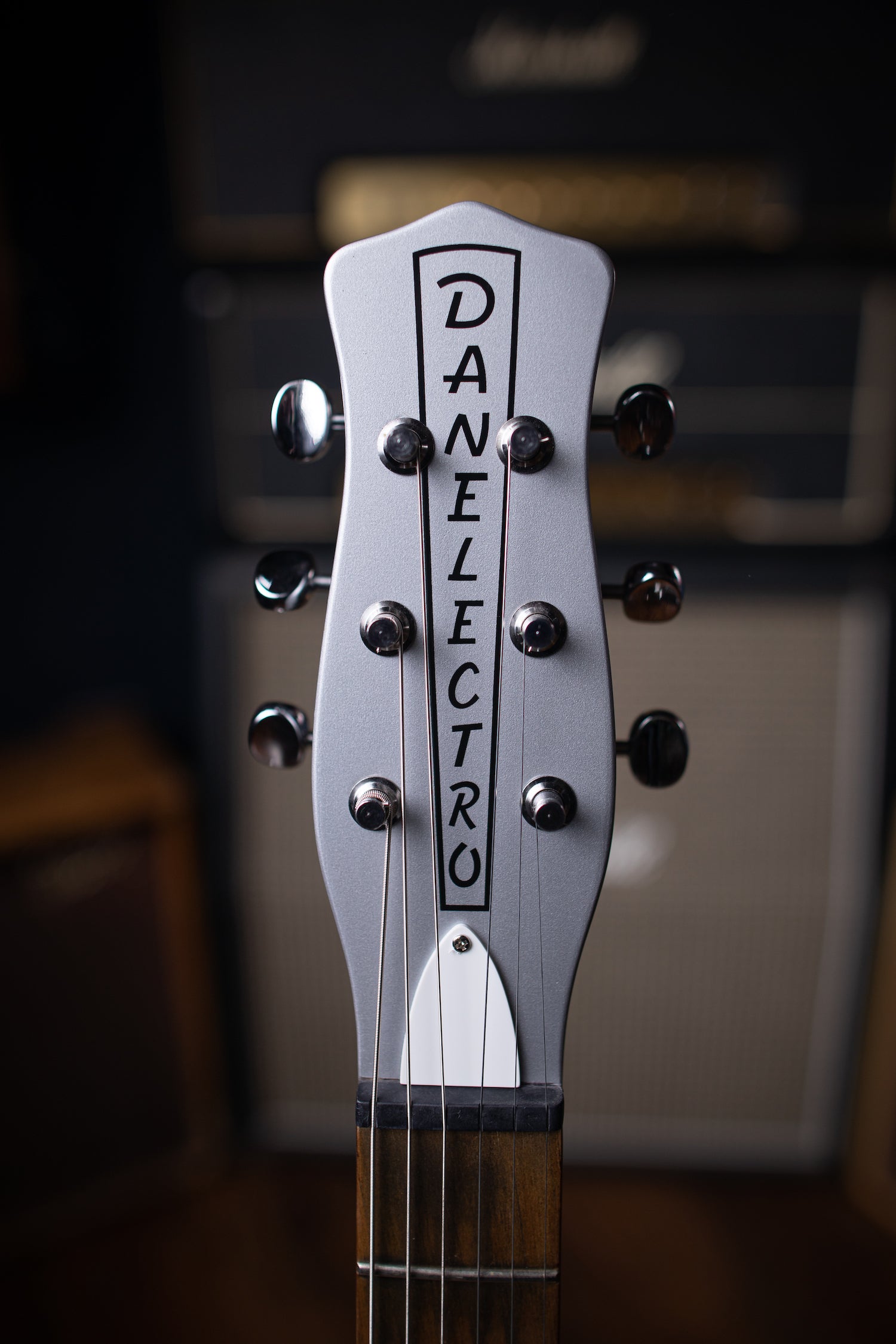 Danelectro ‘59XT Electric Guitar - Silver/Red - Walt Grace Vintage