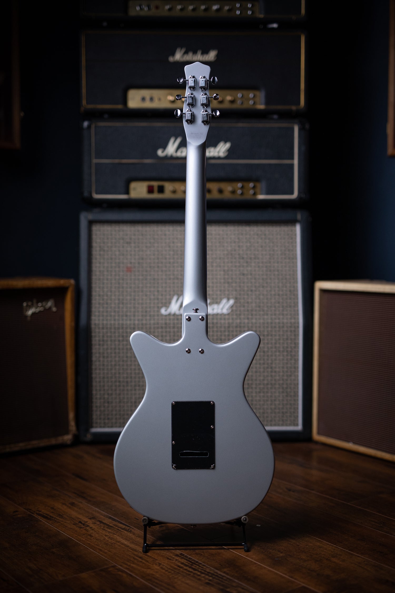 Danelectro ‘59XT Electric Guitar - Silver/Red - Walt Grace Vintage