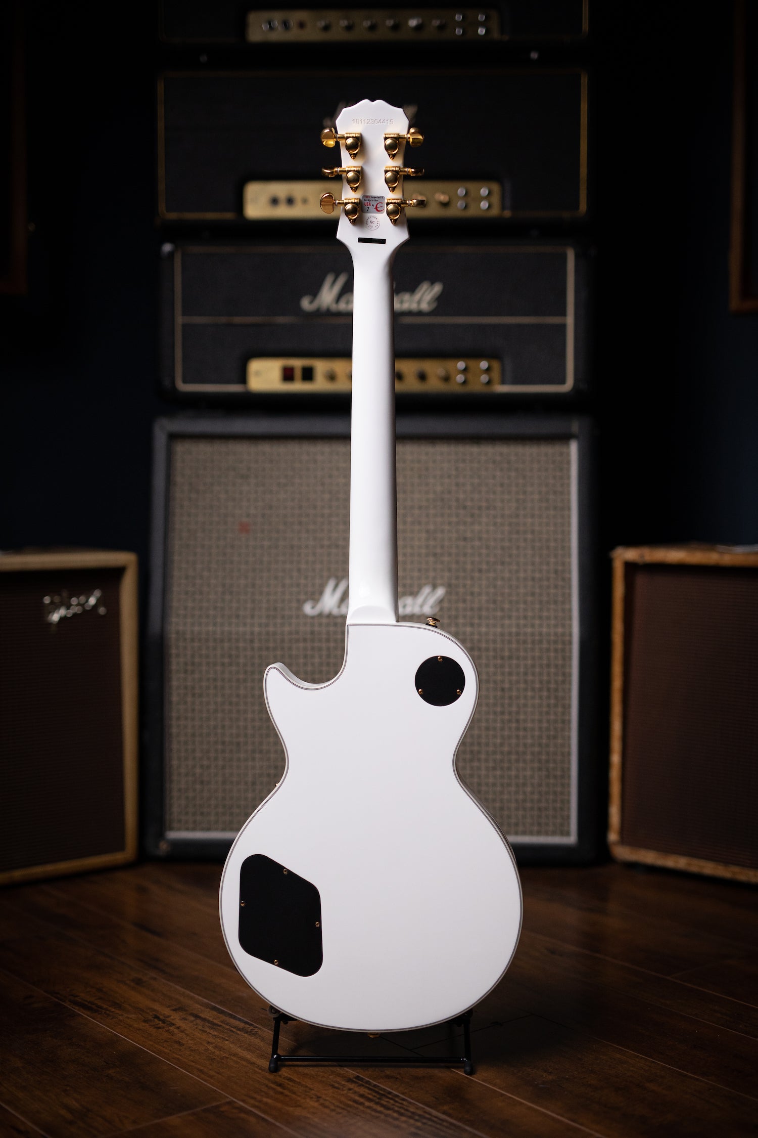 Epiphone Les Paul Custom Pro Electric Guitar - Alpine White - Walt Grace Vintage