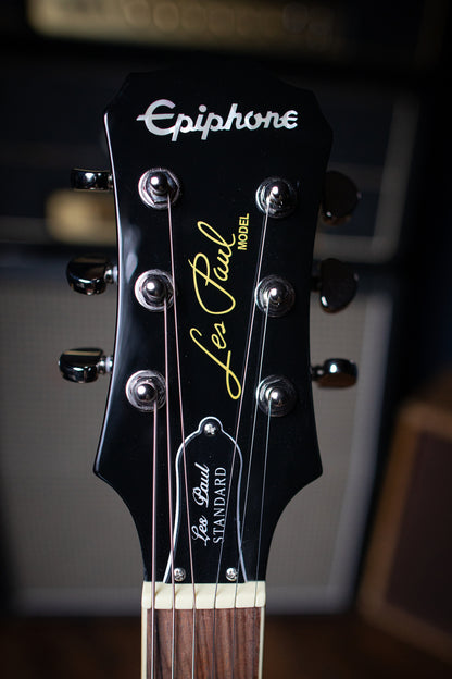 Epiphone Les Paul Standard Electric Guitar - Ebony - Walt Grace Vintage