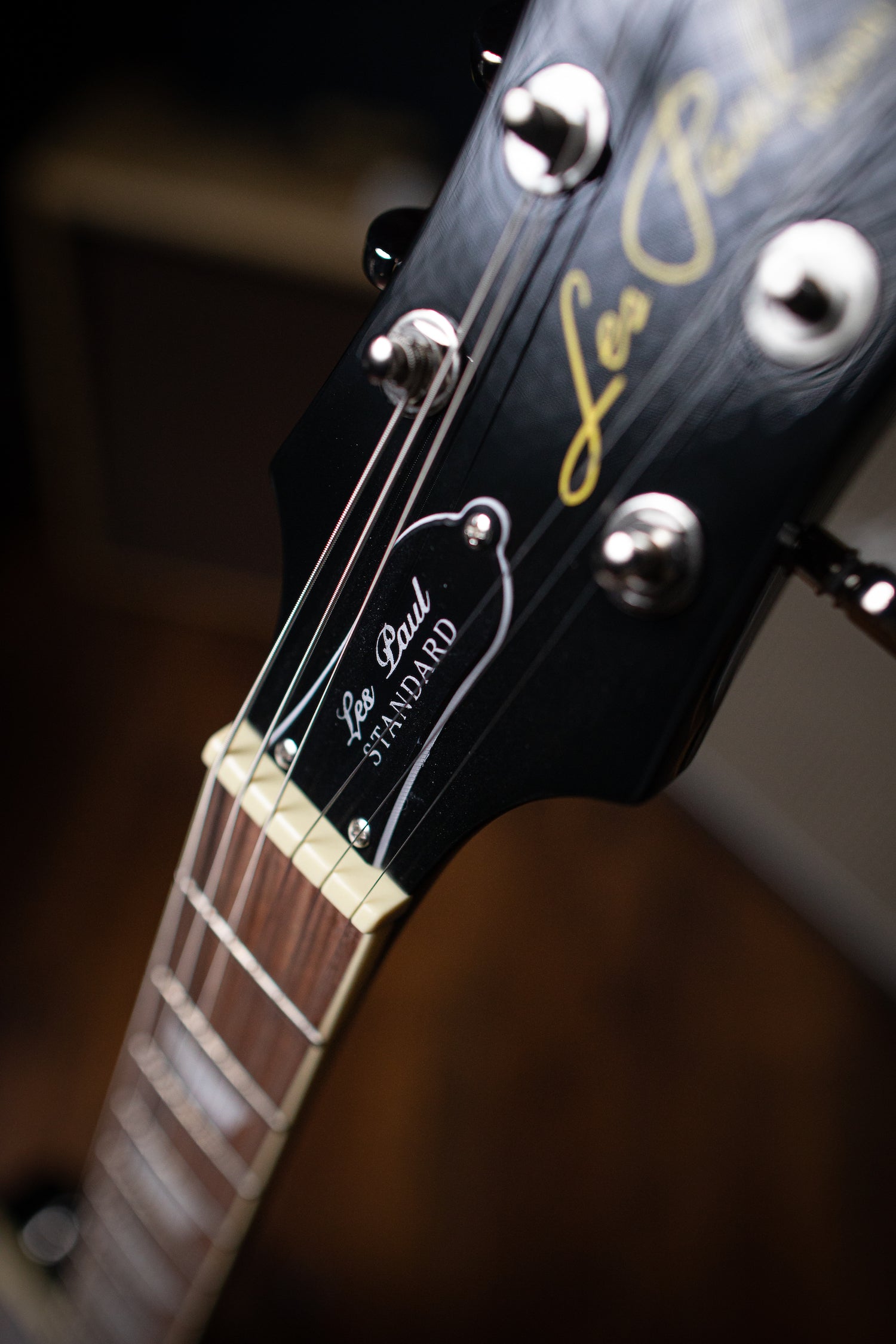 Epiphone Les Paul Standard Electric Guitar - Ebony - Walt Grace Vintage