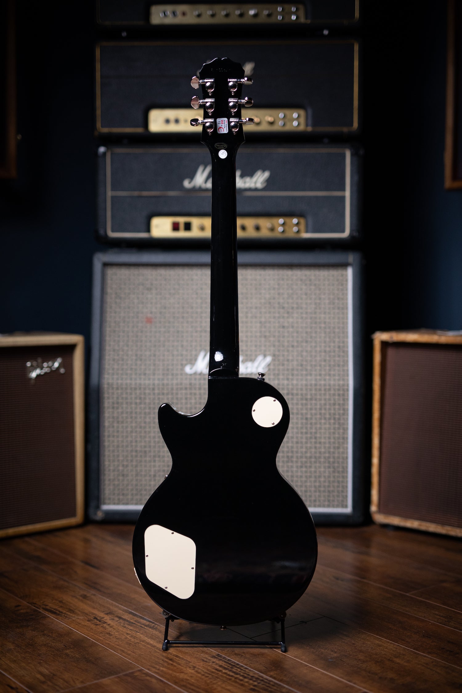 Epiphone Les Paul Standard Electric Guitar - Ebony - Walt Grace Vintage