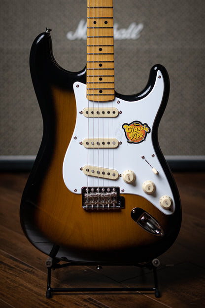 Squier Classic Vibe ‘50s Stratocaster Electric Guitar - 2-Tone Sunburst - Walt Grace Vintage