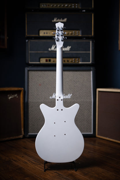 Danelectro ‘59 Spruce Semi-Hollow Electric Guitar - White/Blue - Walt Grace Vintage