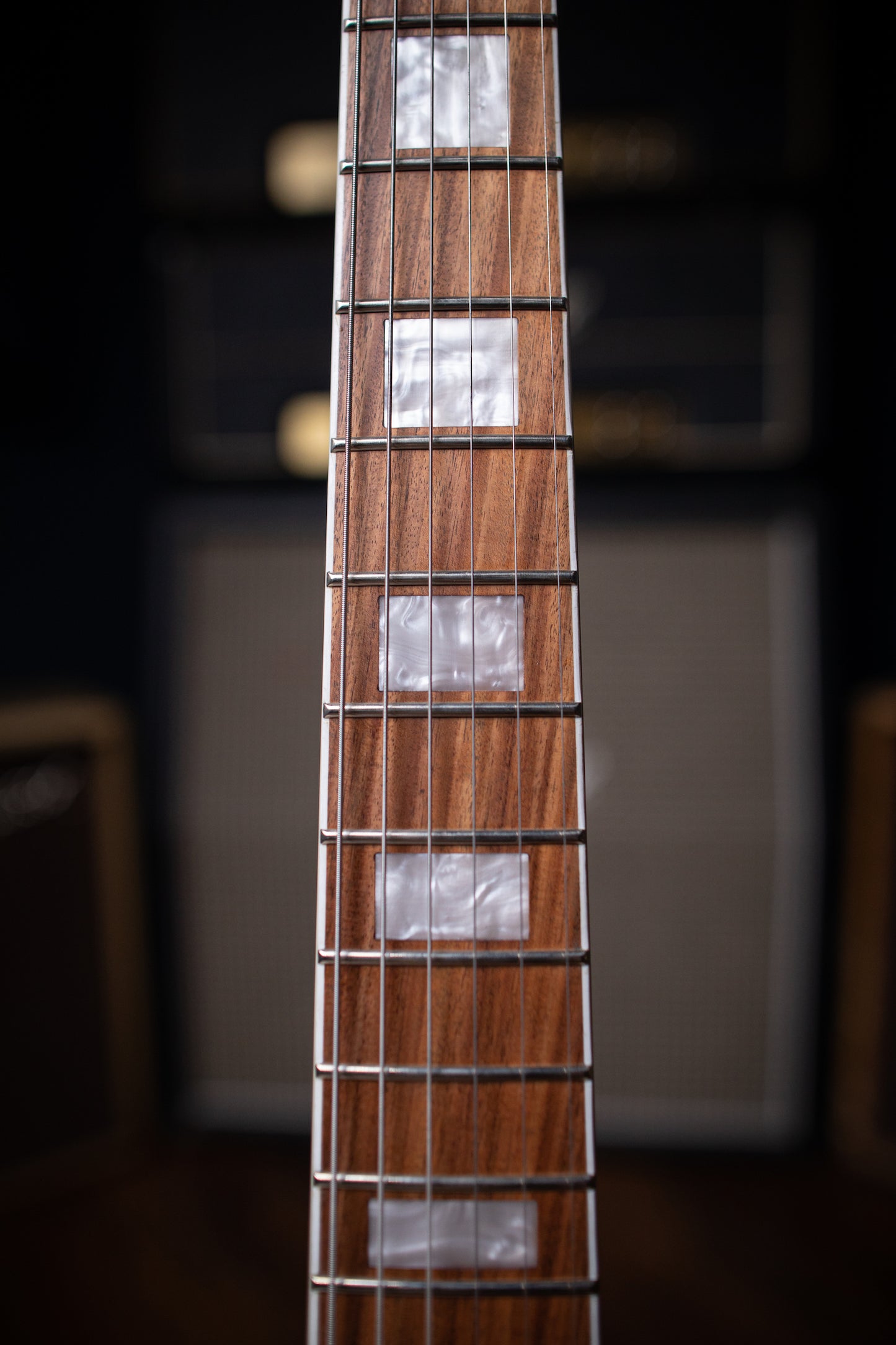 Epiphone Les Paul Custom Pro Koa Electric Guitar - Natural - Walt Grace Vintage
