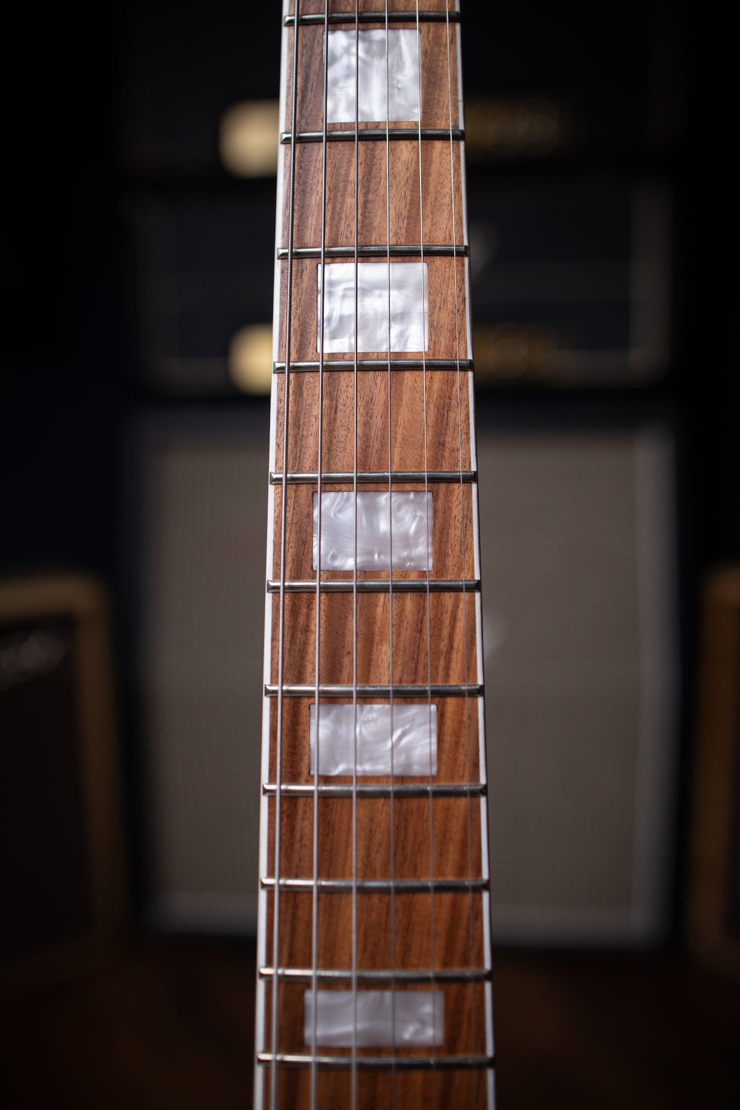 Epiphone Les Paul Custom Pro Koa Electric Guitar - Natural - Walt Grace Vintage