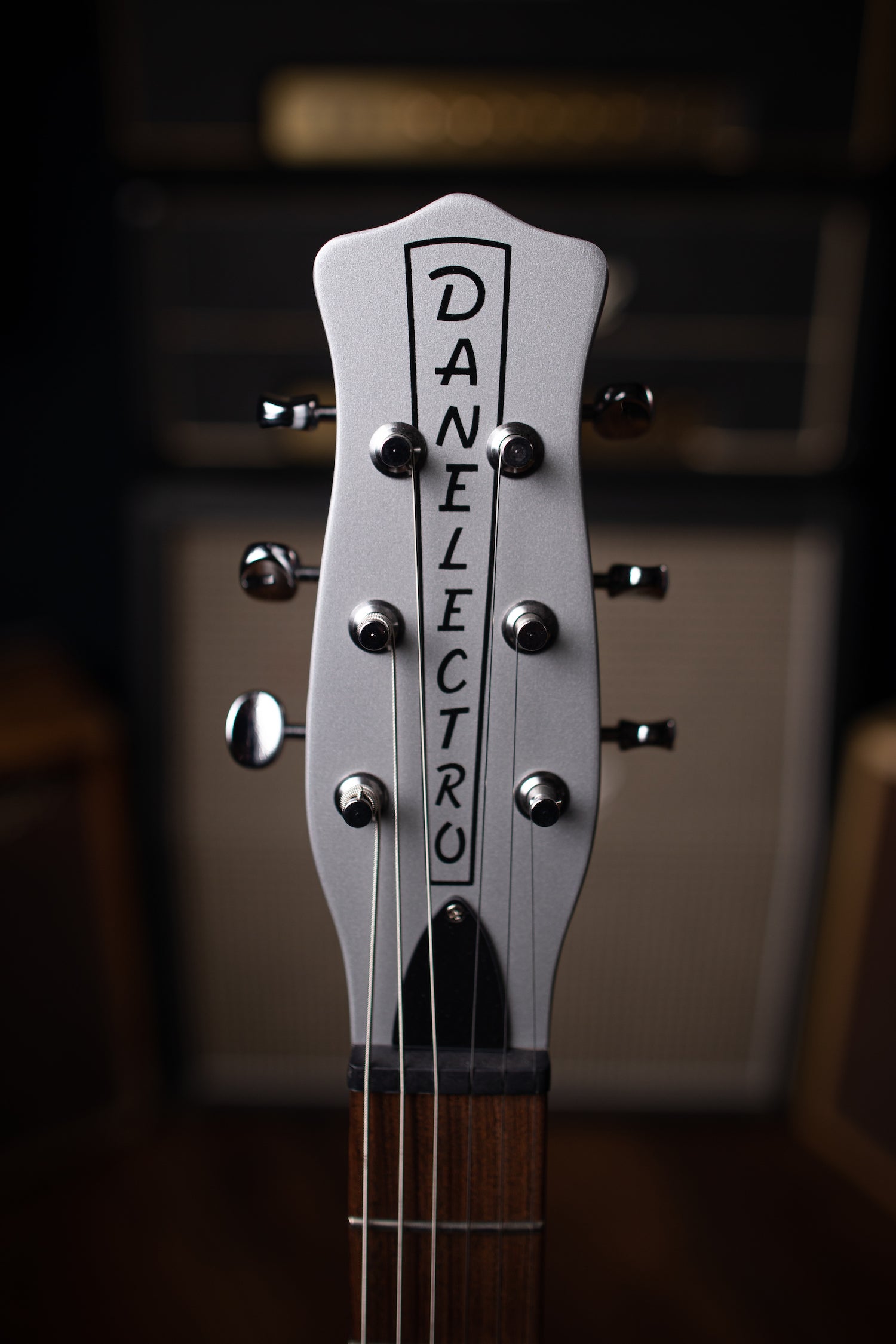 Danelectro ‘59 XT Electric Guitar - Silver/Black - Walt Grace Vintage