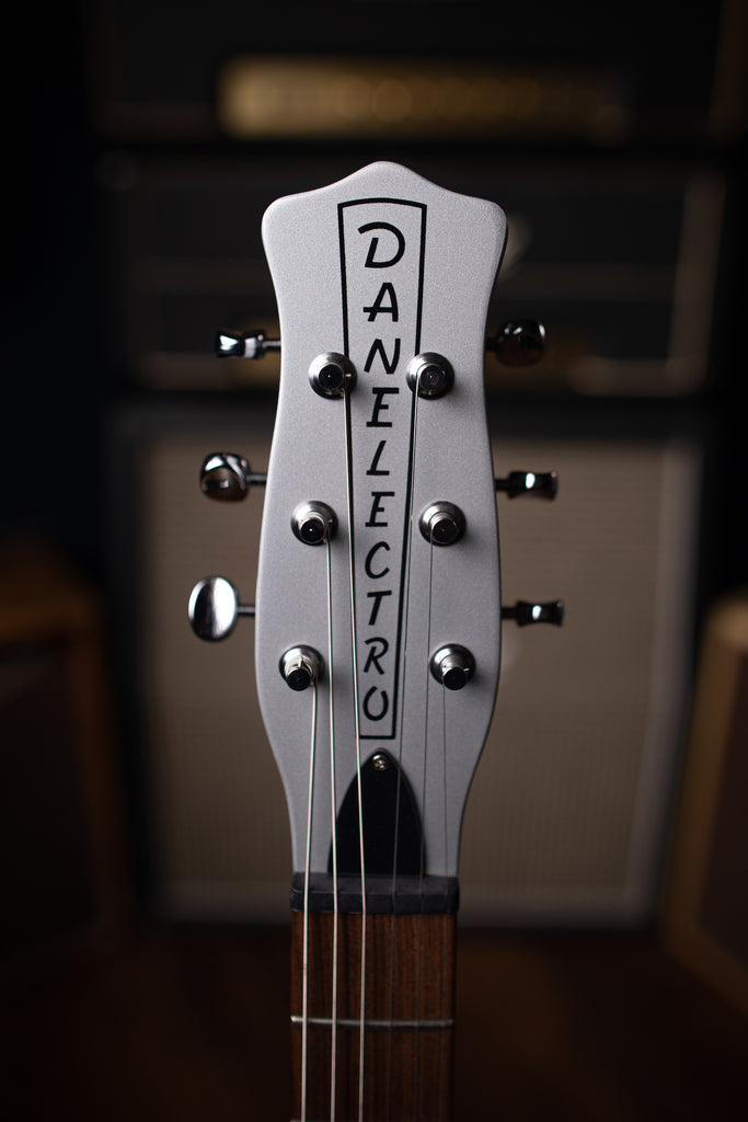 Danelectro ‘59 XT Electric Guitar - Silver/Black - Walt Grace Vintage