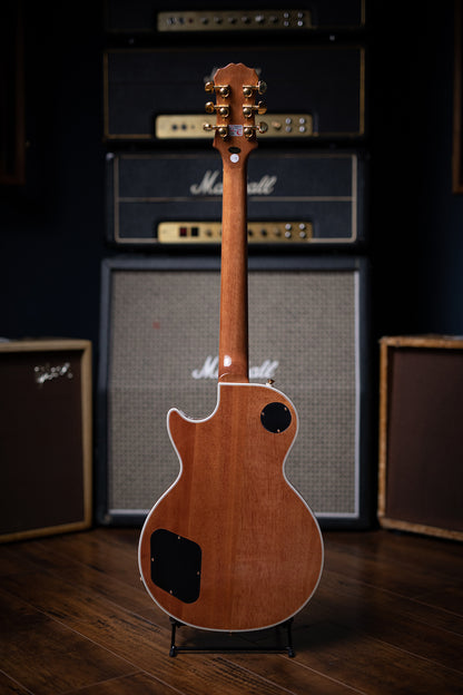 Epiphone Les Paul Custom Pro Koa Electric Guitar - Natural - Walt Grace Vintage