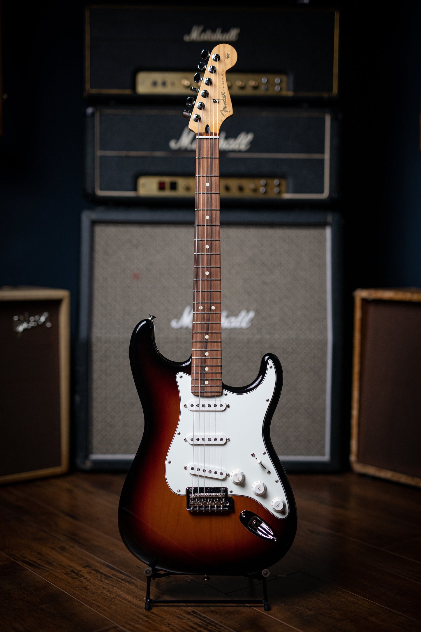 Fender Player Series Stratocaster Electric Guitar - 3-Tone Sunburst - Walt Grace Vintage
