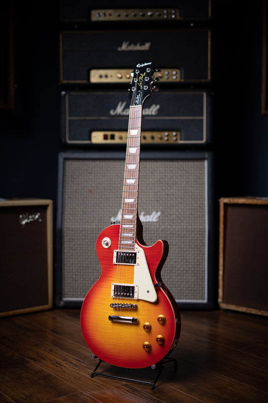 Epiphone Les Paul Standard Plustop Pro Electric Guitar - Heritage Cherry Sunburst - Walt Grace Vintage