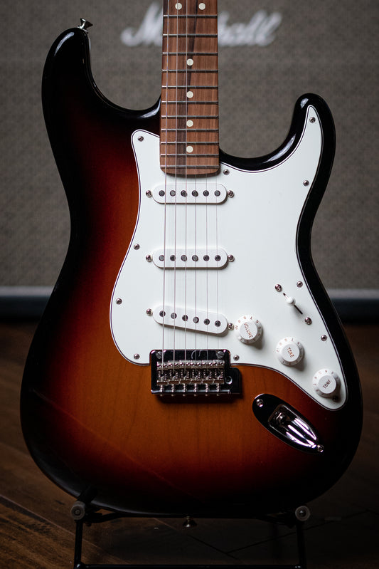 Fender Player Series Stratocaster Electric Guitar - 3-Tone Sunburst - Walt Grace Vintage