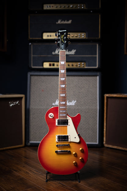Epiphone Les Paul Standard Plustop Pro Electric Guitar - Heritage Cherry Sunburst - Walt Grace Vintage
