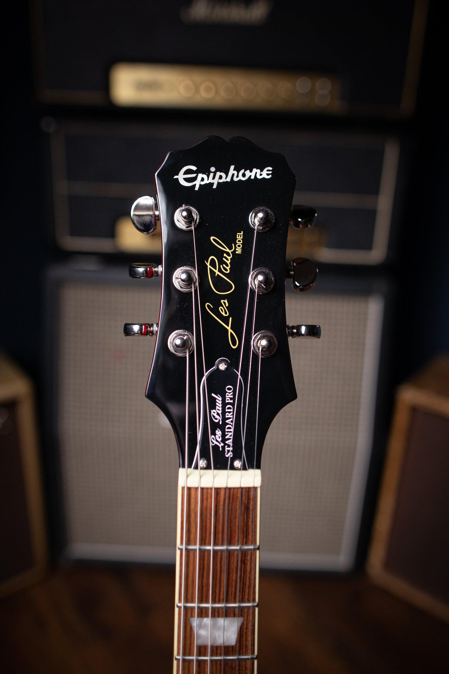Epiphone Les Paul Standard Plustop Pro Electric Guitar - Heritage Cherry Sunburst - Walt Grace Vintage