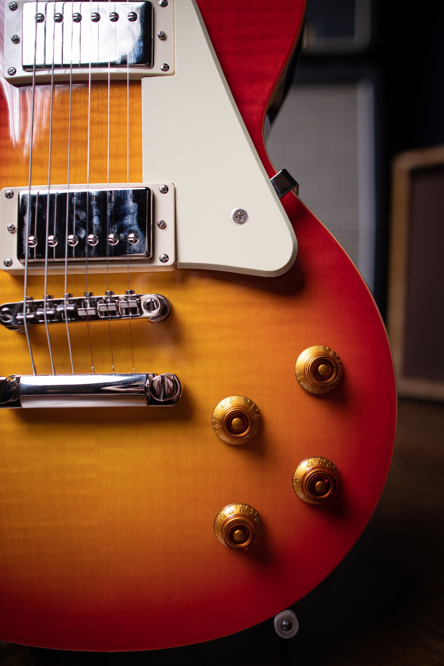 Epiphone Les Paul Standard Plustop Pro Electric Guitar - Heritage Cherry Sunburst - Walt Grace Vintage