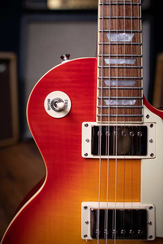 Epiphone Les Paul Standard Plustop Pro Electric Guitar - Heritage Cherry Sunburst - Walt Grace Vintage