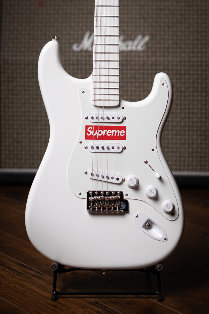 2017 Fender "Supreme" Stratocaster Electric Guitar - White - Walt Grace Vintage