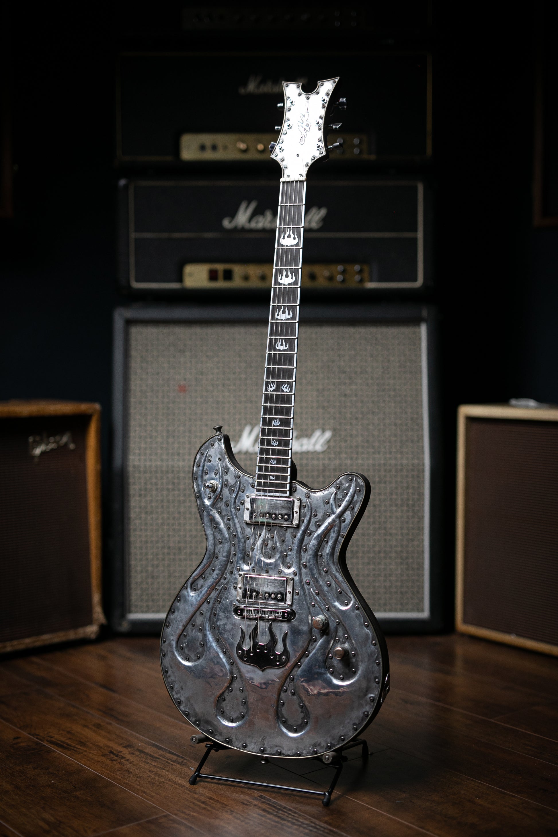 McSwain Custom Flame Electric Guitar - Walt Grace Vintage