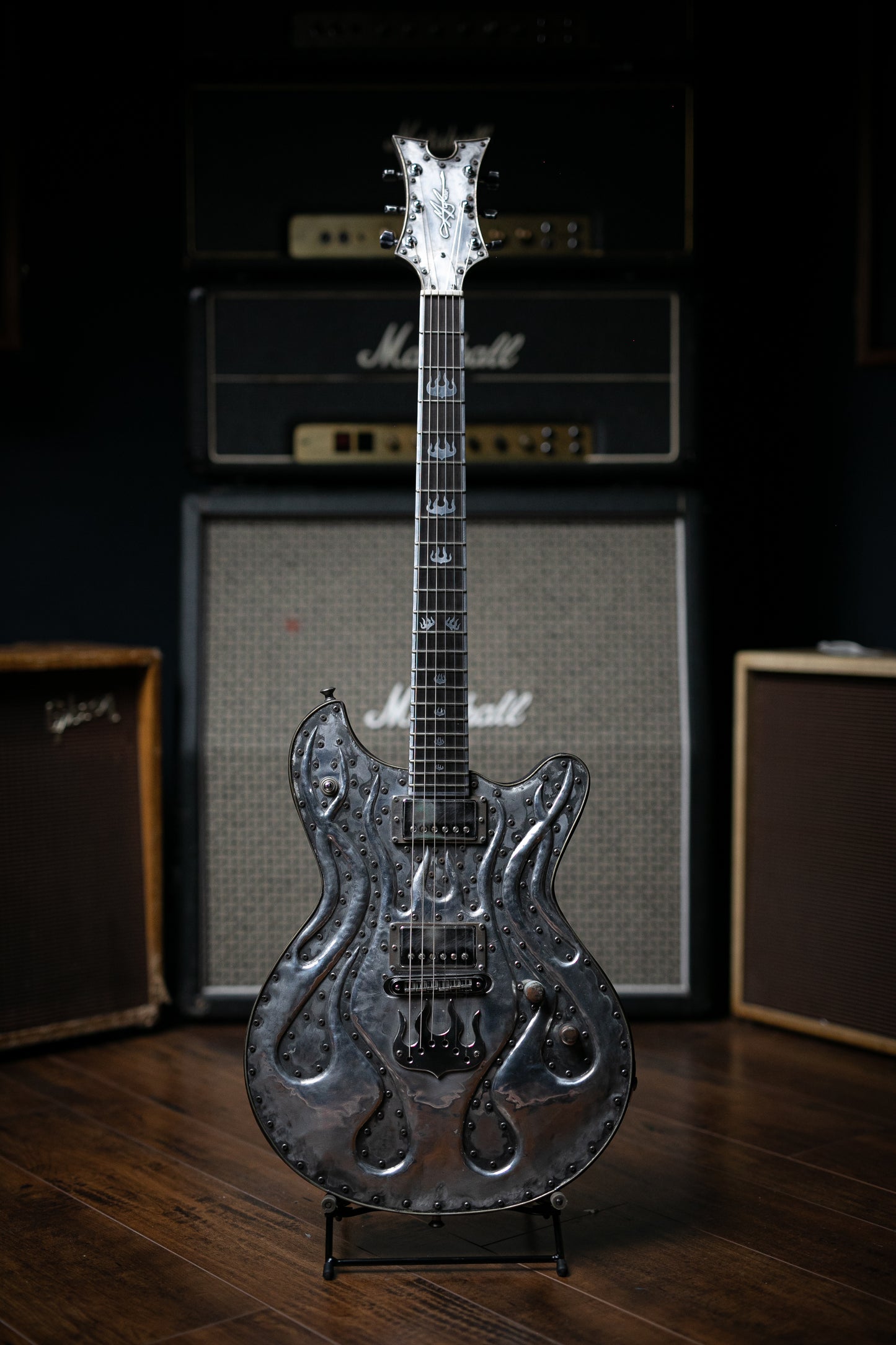 McSwain Custom Flame Electric Guitar - Walt Grace Vintage