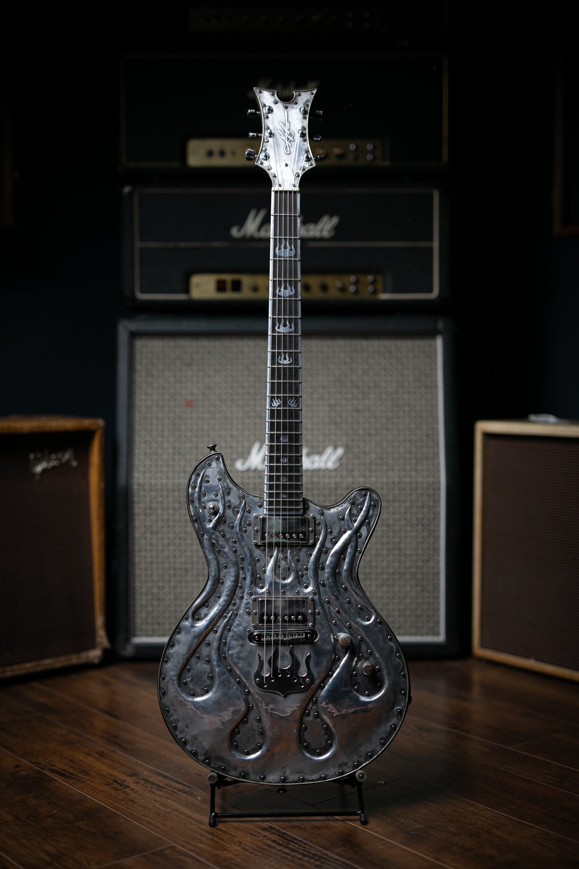 McSwain Custom Flame Electric Guitar - Walt Grace Vintage